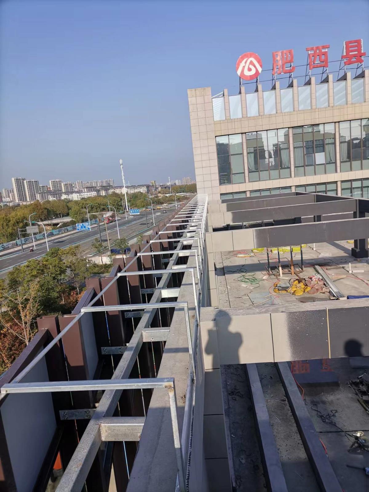 项目公司：安徽合肥铝单板厂家定制肥西政务大厅办公楼室内外装饰案例