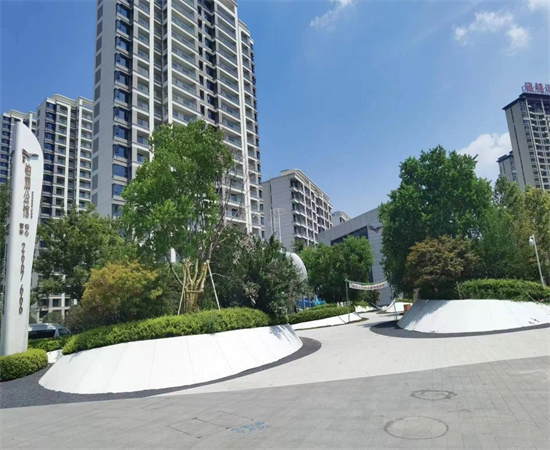 浙江铝单板厂家定制杭州小区发光铝单板景观挡土墙案例